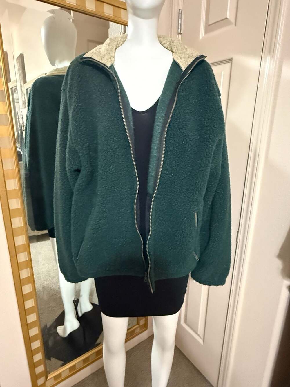 Authentic Timberline Colorado Vintage Men's Large Zip-Up Sherpa Fleece Jacket